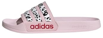 adidas Adilette Shower Slides, Diapositive Unisex-Adulto, Clear Pink/Core Black/Better Scarlet, 44.5 EU