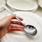 Miaoyak Stainless Steel Round Spoon Net Red Golden Dinner Long Handle Stirring Dessert Spoons For Kitchen Accessories Gadgets