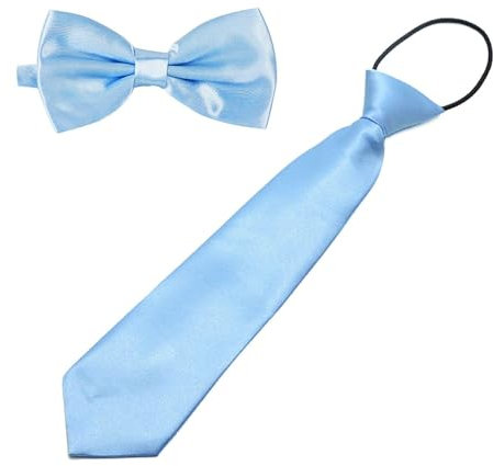 YSJCHEBS Cravatta per bambini - elegante cravatta elastica per spettacoli scolastici, matrimonio e feste