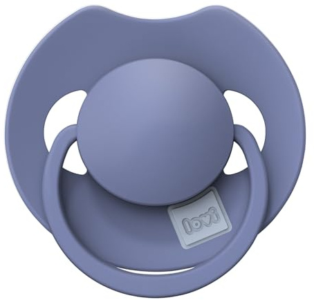 LOVI Prime Beruhigungssauger Silikon Schnuller dynamisch, BPA-frei, antiallergisch, unterstützt Saugreflex, mit Sterilisationskapsel, 1 Stück (Blue, 0-6 m)