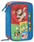 Franco Cosimo Panini SUPER MARIO - Astuccio Scuola Ufficiale Super Mario, Astuccio 3 Scomparti Bambino e Bambina con Set Cancelleria, Penna Cancellabile Blu e Pratica Chiusura a Zip, 20x13Hx7 cm