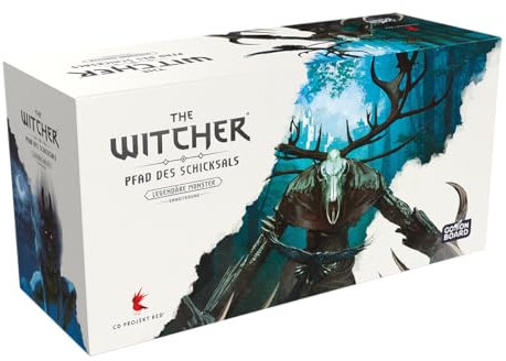 Go on Board, The Witcher: Pfad des Schicksals – Legendäre Monster, Kennerspiel, 1-5 Spieler, ab 14+ Jahren, 45-90 Minuten, Deutsch