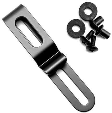 LIUZIKUN Edelstahl Kydex Holster Clip K Scheide Taille Clip Zubehör Scheide Zurück Clip Kydexe Tragegurt