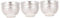 MUCKLILY 3 Piezas Taza de té plateada y con taza de estilo chino vajilla tradicional tetera vintage taza de té de degustación juego de té creativo taza para beber estilo chino plata dorada