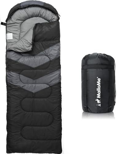 MalloMe Schlafsack Outdoor - Schlafsack Erwachsene und Kinder - Schlafsack Winter, Schlafsäcke, Camping Sleeping Bag, Deckenschlafsack - Winterschlafsack - Leicht, Tragbar, Warm, Deckenschlafsäcke