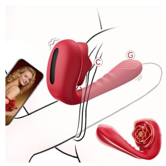 Tagnaff Rosen Vibrator Sex Spielzeug für die Paare Frau, KI-Interaktion