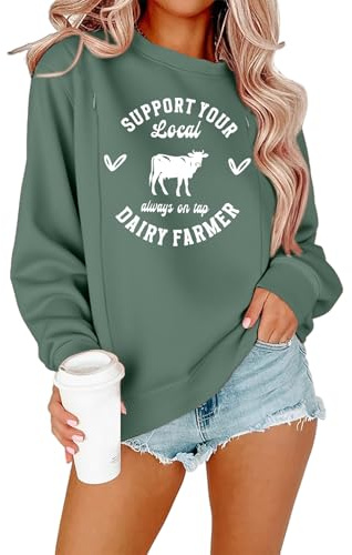 UNIQUEONE Women Nursing Sweatshirts for Breastfeeding Hidden Zipper Maternity Tops Long Sleeve Pullover Casual Clothes