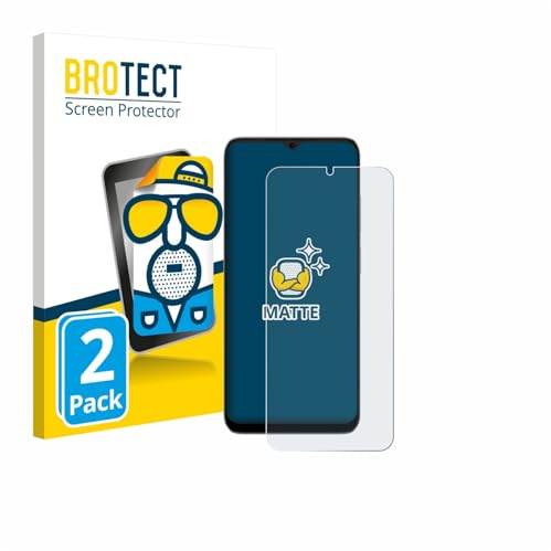 BROTECT Schutzfolie für Doogee Note 56X | 2 Stück Entspiegelnder Displayschutz Made in Germany Matte Displayschutz-Folie Anti-Reflex Anti-Fingerprint Einfache Montage