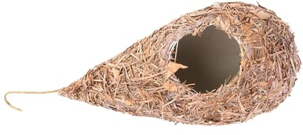 DOITOOL Nid D’Oiseau Artificiel Suspendu, Imitation Tressée, pour Cage et Volière, Décoration Intérieure et Extérieure