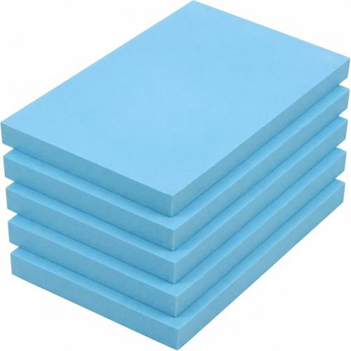 5 Stück Schaumplatte Hartschaum, DIY Styroporplatten, Handgefertigt Hartschaumplatte, Hartschaumstoff, Bastelplatte Modellbau, Schaumstoffplatte für Landschafts Modellierung (20mm)