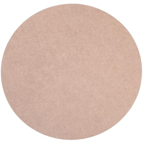 FOMIYES Töpferscheibe mit Tonhalterung 15cm Holzpressdichteplatte Glatte Kanten Druckfest für Keramikmodellierung und Bastelarbeiten