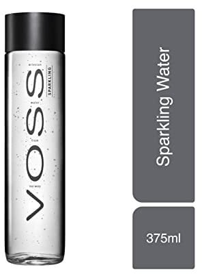 Voss SPARKLING Wasser in Glasflasche 1 x 0,375 Liter