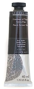Sennelier Artists Color Oil Paint, 40ml, Madder Brown S4