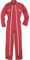 Sacla - Tuta da lavoro da uomo, 2 zip, in policotone, rosso, 245 g/m2 Colore: rosso XXL