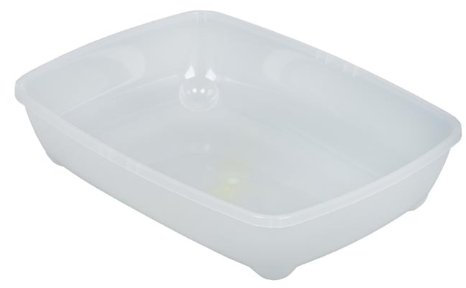 XXL Katzentoilette Schalentoilette 57 cm transparent