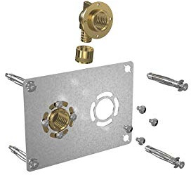 Watts - Raccord à glissement - Sortie de cloison ROBIFIX (EVIER / LAVABO) entraxe 60mm PER Ø16 - raccord à Glissement Mâle 3/8 (12/17)