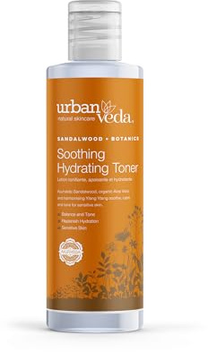 Urban Veda Soothing Hydrating Face Toner | Fac Toner for Mature Skin | Sandalwood & Aloe Vera Toner | Daily Simple Toner for Face | 150 ml