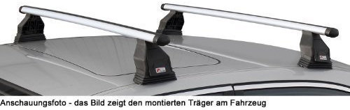 MENABO Dachträger Tema Kompatibel mit OPEL Zafira Tourer (Kombi ohne Reling 5 Türer) ab 2011
