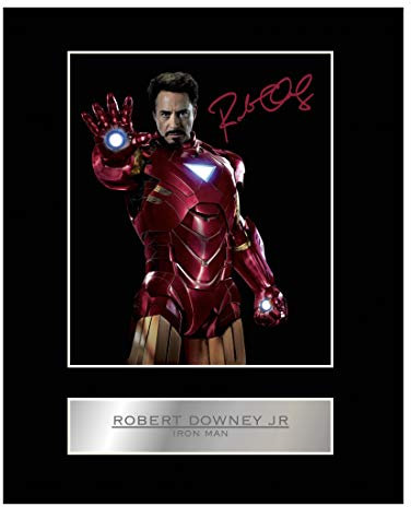 Signiertes Photo von Robert Downey Jr., Iron Man