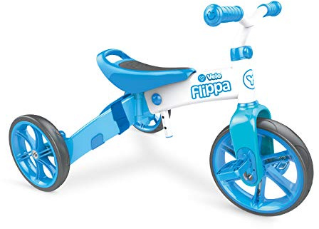 Mondo Toys – Y Velo – Velo Flippa Balance Bike – Laufrad für Kinder – Gewicht bis 20 kg – Farbe Blau – 25343