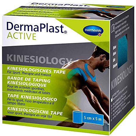 DERMAPLAST Active Kinesiology Tape 5 cmx5 m blau 1 St