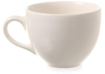 HENDI Tazzina da espresso, per HENDI Piattino 780183, angoli robusti e smalto di qualitá, adatto a microonde e lavastoviglie, 100ml, porcellana bianca