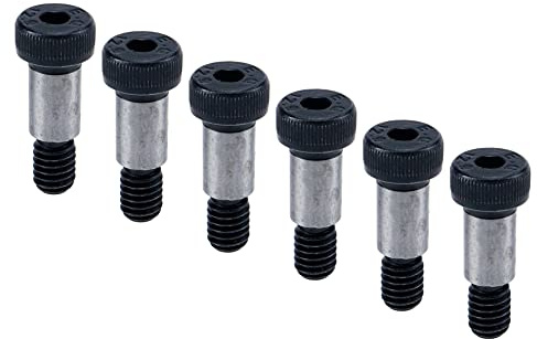 S SYDIEN 6Pcs Alloy Steel Hexagon Socket Head Shoulder Screw Bolt 3/8 Shoulder Dia,5/8 Shoulder Length,5/16-18 UNC Thread