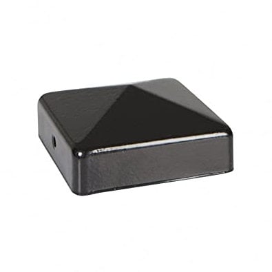 HDmirrorR Fencemate DuraPost Fence Post System (DuraPost Post Cap with Bracket 75mm x 75mm, Anthracite Grey)