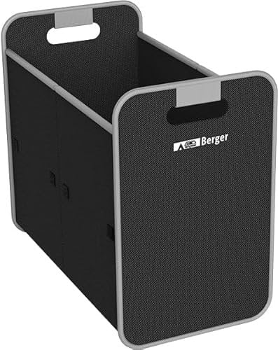 BERGER Culina Klappbox Aufbewahrungsbox Organizer │faltbar, klein und platzsparend, zum Verstauen, Organisieren, Tragen von Einkäufen im Wohnmobil und Wohnwagen (12 Liter)
