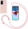 GoodcAcy Handykette Handyhülle für Xiaomi Redmi Note 10/10S,Smartphone Necklace Hülle mit Band Schutzhülle mit Kette zum umhängen Halskette Flüssig Silikon Case für Xiaomi Redmi Note 10/10S,Pick