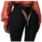 Bsdsl Jeans mit Reißverschluss hinten für Damen Skinny Denim Pants Stretch Jeggings Slim Hose mit hoher Taille (Color : Black, Size : M)