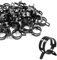 Kemcatui Lot de 50 colliers de serrage à ressort pour tuyau de carburant de 19 mm, colliers de serrage à air pour fixation de tuyaux de carburant en silicone