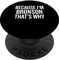 Weil ich BRONSON bin, deswegen lustig PopSockets mit austauschbarem PopGrip