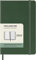 Moleskine Wochenplaner mit Platz für Notizen 12 Monate 2024, Planer 2024, Pocket Format 9x14, Hardcover und elastischer Verschluss, Farbe Myrte Grün