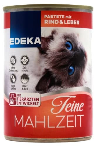 Edeka Feine Mahlzeit Pastete mit Rind und Leber, 12er Pack (12 x 400g)