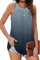 Tank Top Damen Halter Sommer Oberteile Sommermode ärmellose Shirt Damen(Grau Ombre,M)