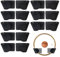 Topfdeckelhalter Deckelhalter Wand Pfannendeckel Halterung - 16 Stück Wandmontage Pfannendeckel Rack Selbstklebender Ohne Bohren Topfdeckel Wandhalter Set für Küche Aufstellen von Topfdeckeln