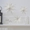 Ginger Ray Hanging Paper Star Christmas Dekorationen, 3 Stück