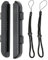 LEEZAD Dragonnes de Poignet Joycon pour Switch, Bracelet de Manette Durable, Bracelet de Manette de Jeu Portable Noir, Accessoires de Remplacement Portables pour Les Manettes de Console OLED