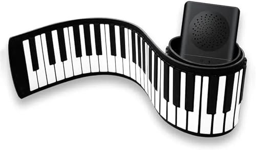 ZCSYWV Piano Tastiera Elettrico, Tastiera Elettronica 88 Tasti Mani Arrotolate Strumenti Controller Sintetizzatore Tastiera for Pianoforte Digitale Piano Elettrico (Color : A)