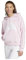 adidas Mujer Essentials Big Logo French Terry Loose Hoodie, Clear Pink/White, M