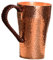 Sharplace Copper Coffee Mug Teaware Drinking Cups Portable Handmade Pure Copper Cup 400ml Water Mug for Hot and Cold Water Coffee Shop, B