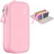 FINPAC Federmäppchen Federtasche - Große Kapazität Mäppchen mit 3 Fächer Stiftetasche Schlamperbox Bleistifttasche Schulmäppchen für Schule & Büro, (Rosa)