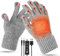 Aytop USB Heated Gloves, Full Fingers Heating Warm Gloves with 3 Temperature Levels Electric Hand Warmer Gloves with Thumb and Forefinger Opening Knitted Laptop Gloves Mitten for Men Women