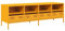 vidaXL Mobile TV Giallo Senape 135x39x43,5 cm in Acciaio, Supporto TV, credenza TV, Mobile HiFi, Mobile Porta TV, Porta TV, Mobile multimediale