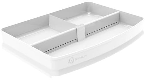 Exacompta – Ref. 116013D – Briefablage Combo Top Autentik – Breite 255 mm – zum Aufstellen auf Briefkörben – für Dokumente im Format A5 – Weiß