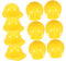 TOYANDONA 10er Set Miniatur Sicherheitshelme Für Puppen Realistische Kleine Bauhelme Perfekte Dekoration Für Puppen Und Ideal Für Bauprojekte Und Partys