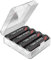 4 Pcs 3400mAh High Capacity Long-Lasting Power Rechargeable Batteries 3.7 V Batteries with Charger for Headlamp, LED Flashlight