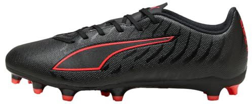 Puma Unisex Ultra 6 Play FG/AG Fußballschuh, Schwarz Rot, Größe 47, Puma Black Puma Red, 48.5 EU