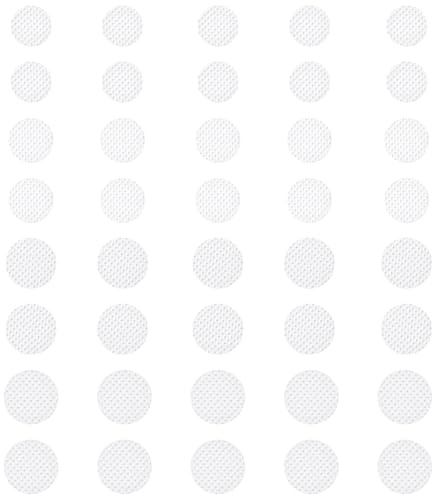 ECSiNG 40 Stück Kopfhörer-Filter, staubdichtes Netznetz, Kopfhörer-Zubehör, 4,0 mm, 4,2 mm, 4,8 mm, 5 mm, geeignet für Mikrofon oder Lautsprecher, Weiß